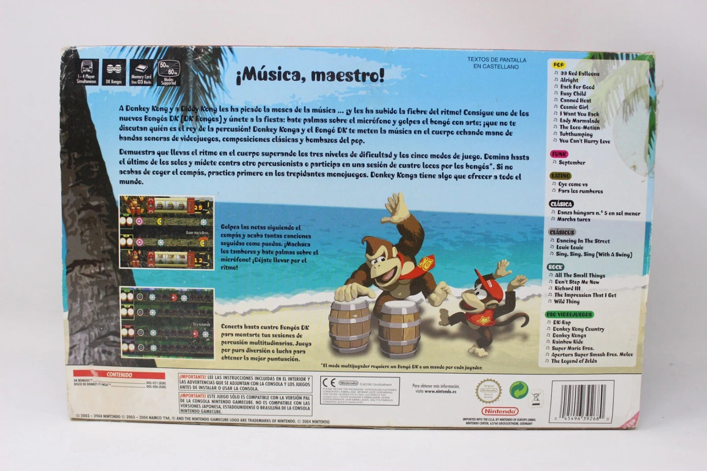 DONKEY KONGA PAK - NINTENDO GAMECUBE