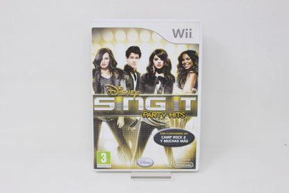 DISNEY SING IT PARTY HITS NINTENDO Wii INV-1385