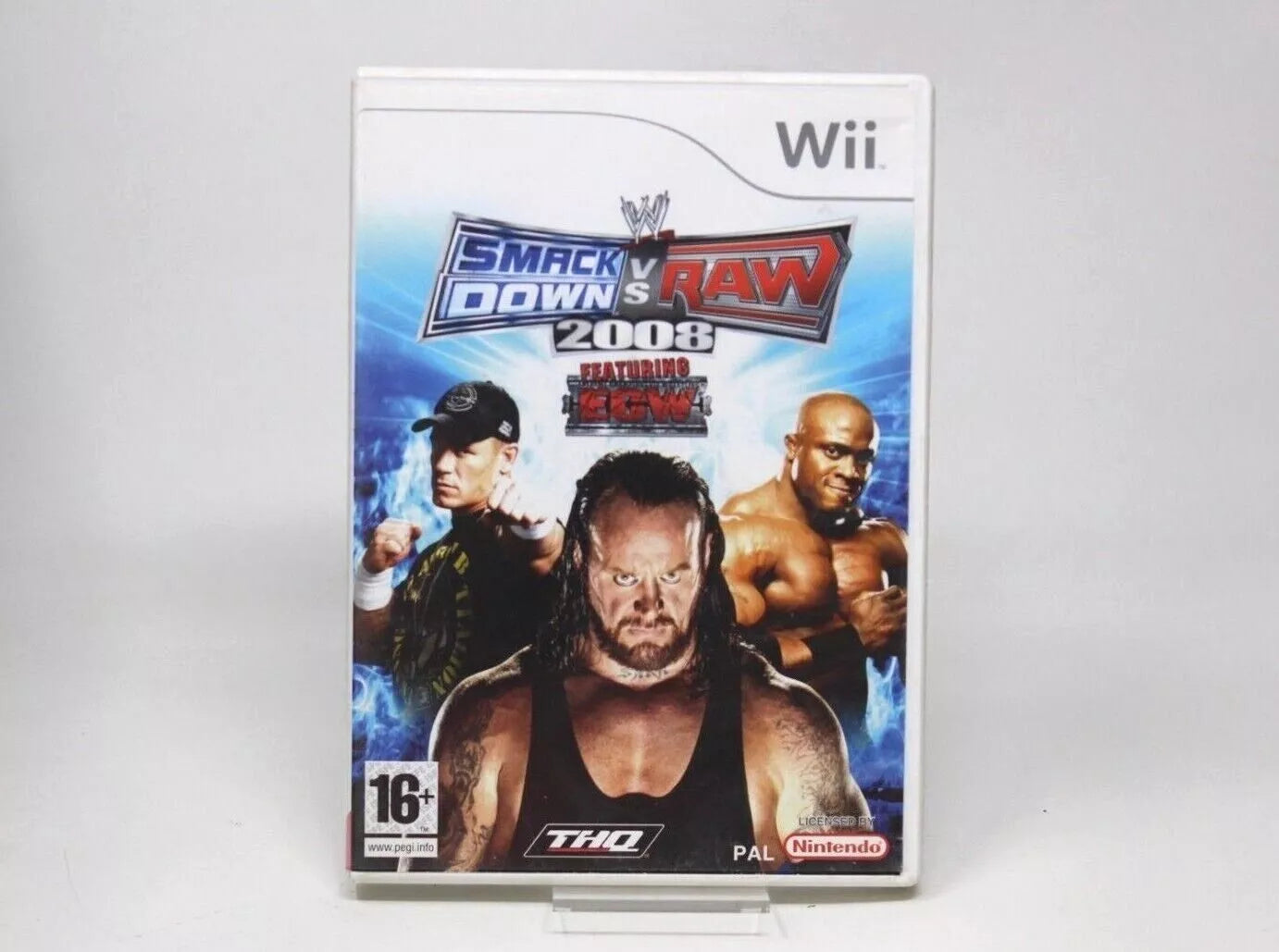 SMACKDOWN VS. RAW 2008 Wii PAL INV-8701