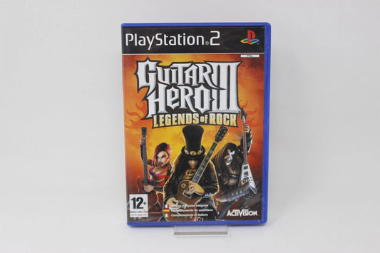 GUITAR HERO III LEGENDS OF ROCK SONY PS2 PLAY STATION INV-11398