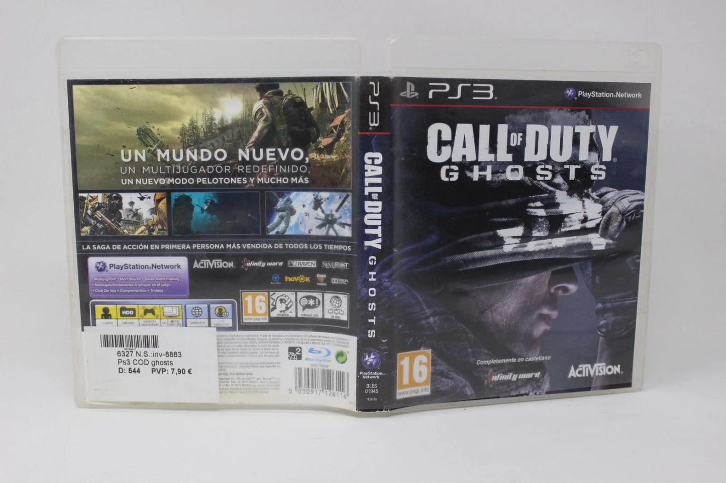 CALL OF DUTY GHOSTS SONY PS3 PLAY STATION 3 INV-8883