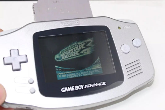 GAME BOY ADVANCE platinum wide color screen limited edition completa inv-10795