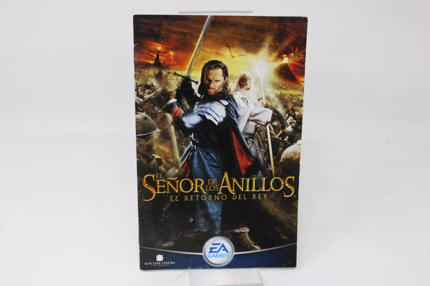 EL SEÑOR DE LOS ANILLOS MANUAL INSTRUCCIONES PS2 INV-10479