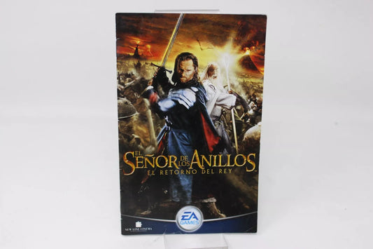 EL SEÑOR DE LOS ANILLOS MANUAL INSTRUCCIONES PS2 INV-10479