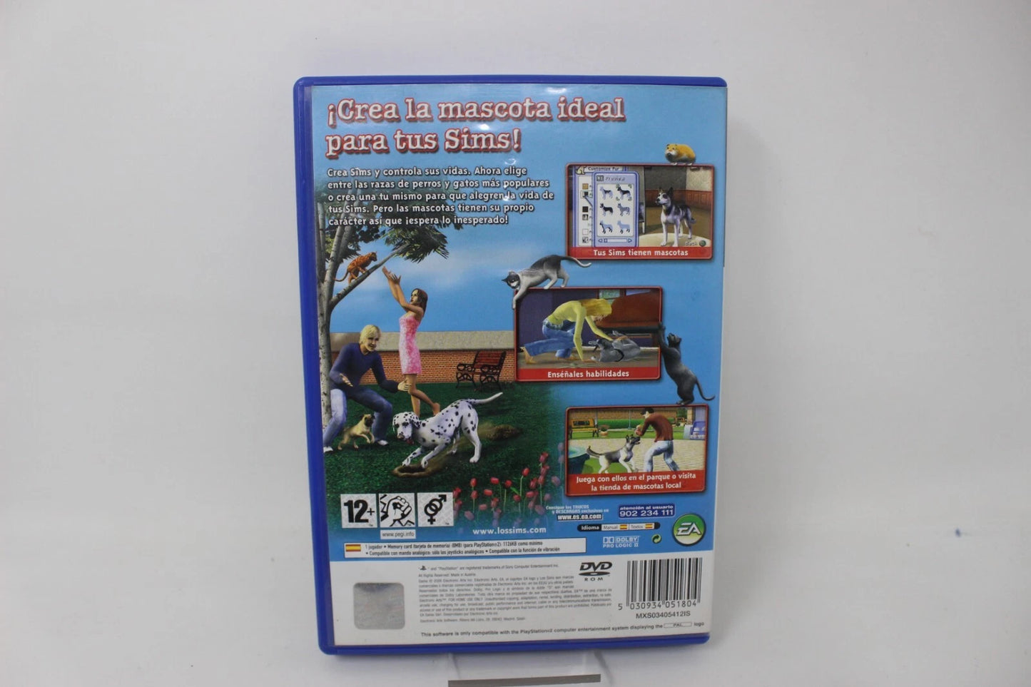LOS SIMS 2 : MASCOTAS - SONY PS2 PLAY STATION INV-10356