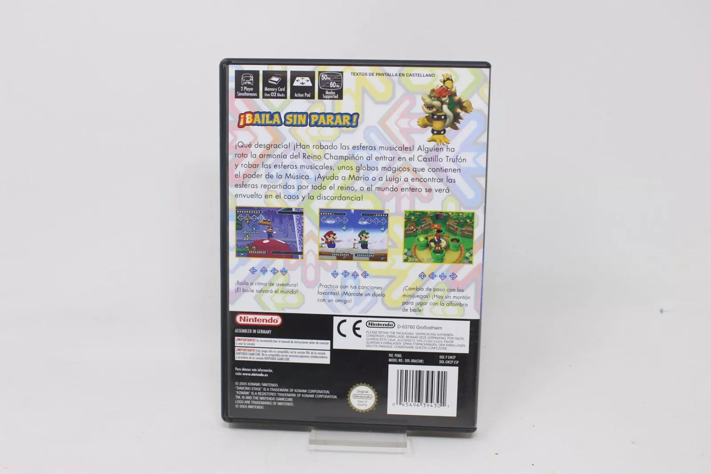 NINTENDO DANCING STAGE MARIO MIX PAK GAME CUBE INV-9008