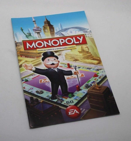 Monopoly Manual de instrucciones ps2 playstation 2 INV-10487