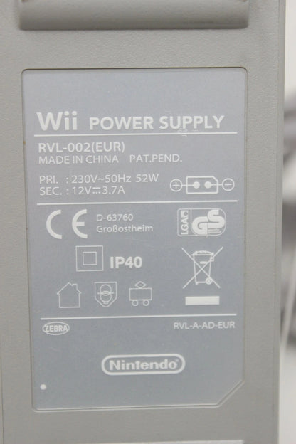 FUENTE DE ALIMENTACIÓN NINTENDO WII OFICIAL INV. 6896 - 6897