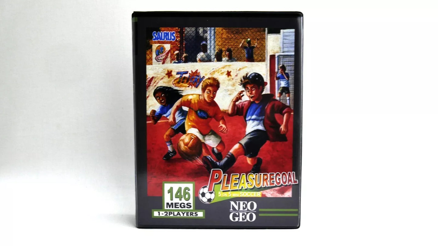 PLEASURE GOAL 5 - FUTSAL - ON 5 STREET SOFTBOX  soft box Neo Geo  AES / MVS  neogeo