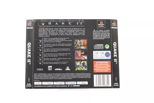 CONTRAPORTADA QUAKE 2 SONY PS1 PLAY STATION INV-9600
