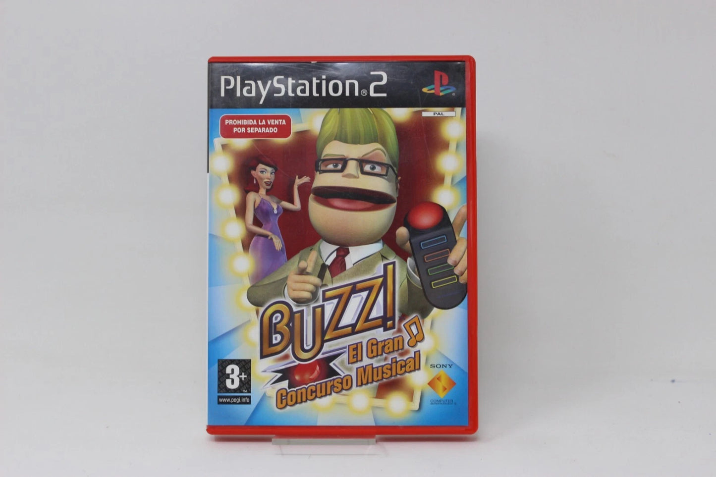 BUZZ!: EL GRAN CONCURSO MUSICAL - SONY PS2 PLAY STATION INV-4031