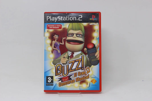 BUZZ!: EL GRAN CONCURSO MUSICAL - SONY PS2 PLAY STATION INV-4031