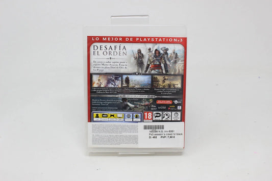 ASSASSIN'S CREED IV BLACK FLAG PLAY STATION 3 PS3 SONY FISICO INV-8061