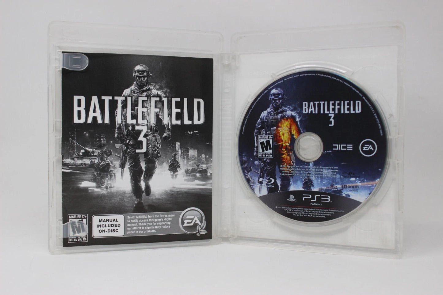 BATTLEFIELD 3 - PS3 PLAY STATION INV-9832