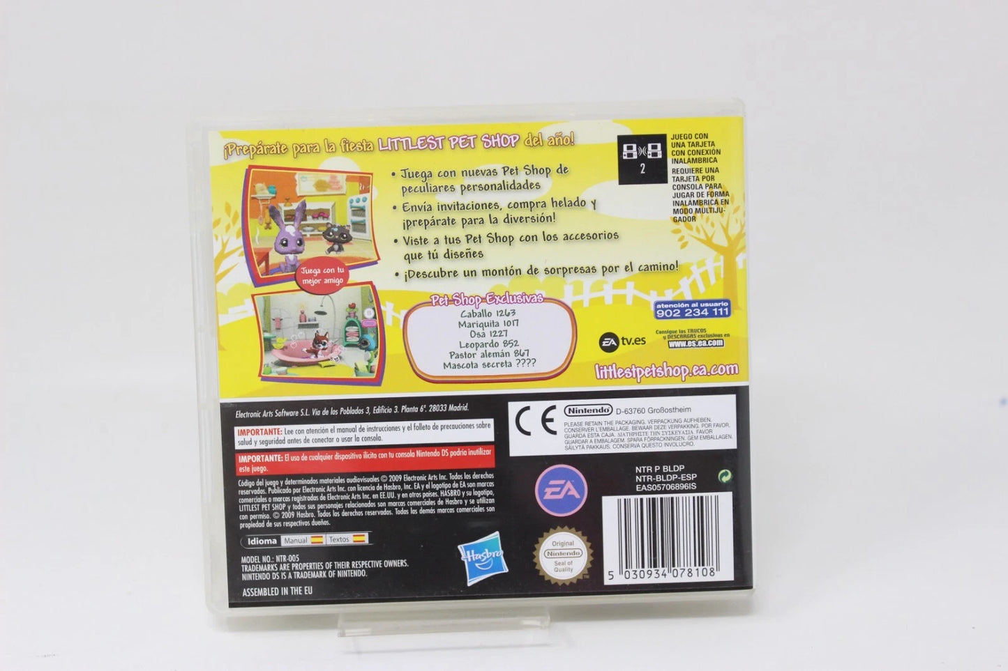 LITTLEST PET SHOP NUEVOS AMIGOS NINTENDO DS INV-10977
