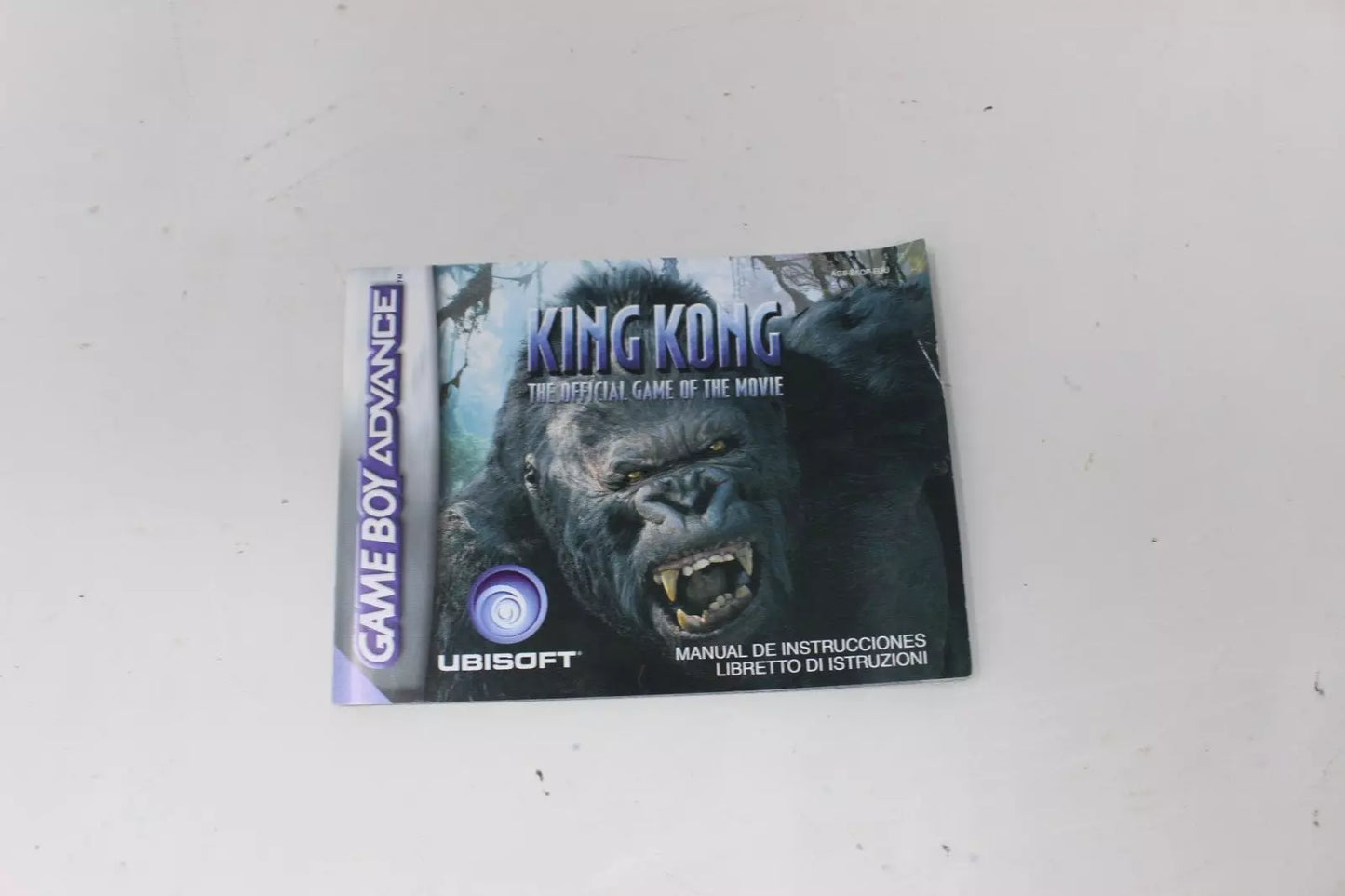 KING KONG MANUAL INSTRUCCIONES GAMEBOY GBA GAME BOY ADVANCE INV-9129