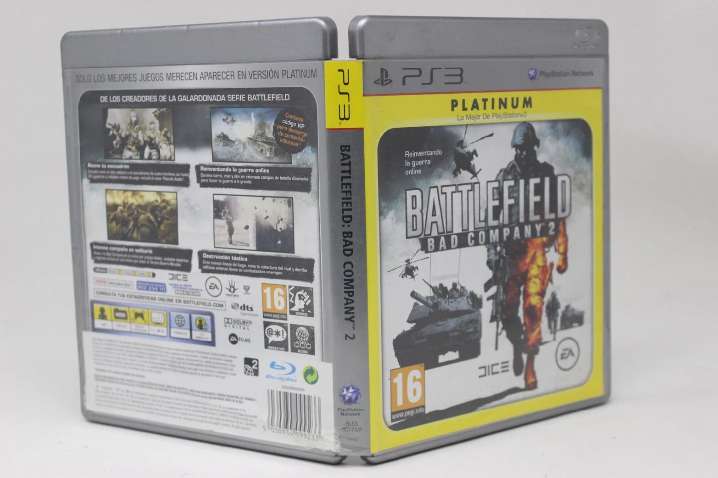 BATTLEFIELD BAD COMPANY 2 PLATINUM PLAY STATION 3 PS3 SONY INV-11366