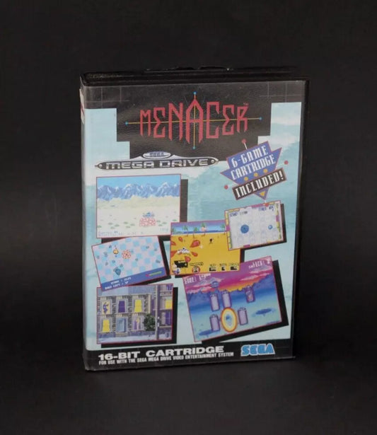 Menacer 6 game cartridge SEGA Mega drive PAL INV-10866