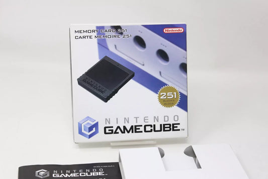 CAJA MEMORY CARD 251 BLOCKS NINTENDO GAMECUBE GAME CUBE INV-11255