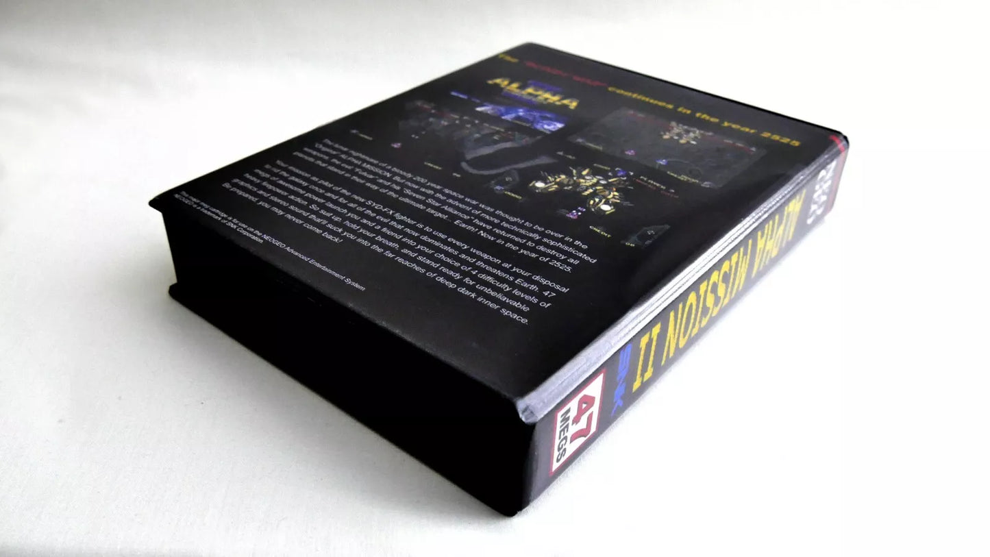 ASO ALPHA MISSION LAST MISSION  SOFTBOX  soft box Neo Geo  AES / MVS  neogeo