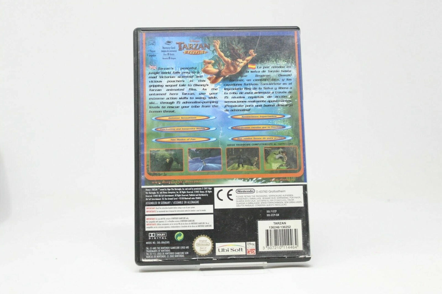 TARZAN FREERIDE NINTENDO GAMECUBE GAME CUBE INV-4618