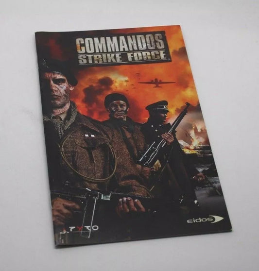 Commandos Strike Force Manual de instrucciones ps2 playstation 2 inv-10522
