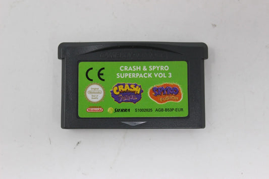 CRASH & SPYRO SUPERPACK VOL 3 NINTENDO GAME BOY ADVANCE INV-11004