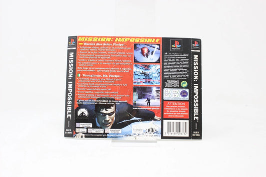 CONTRAPORTADA MISSION IMPOSSIBLE PS1 PLAY STATION INV-9607