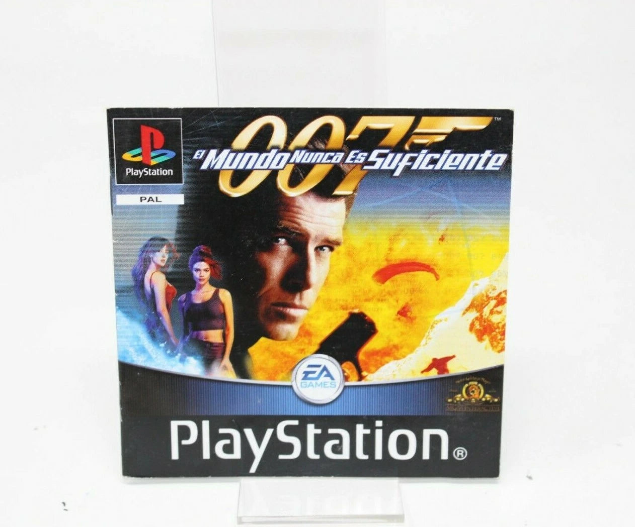007 el mundo nunca es suficiente MANUAL PS1 PLAYSTATION INV-8369