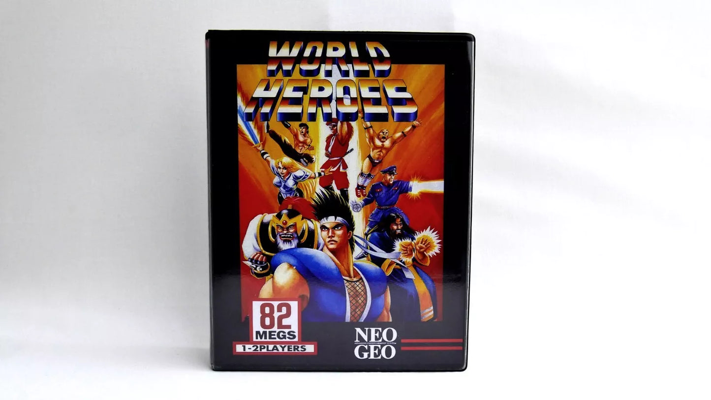 WORLD HEROES USA  SOFTBOX  soft box Neo Geo  AES / MVS  neogeo