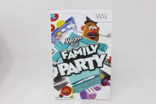 FAMILY PARTY SOLO MANUAL NINTENDO Wii INV-9941
