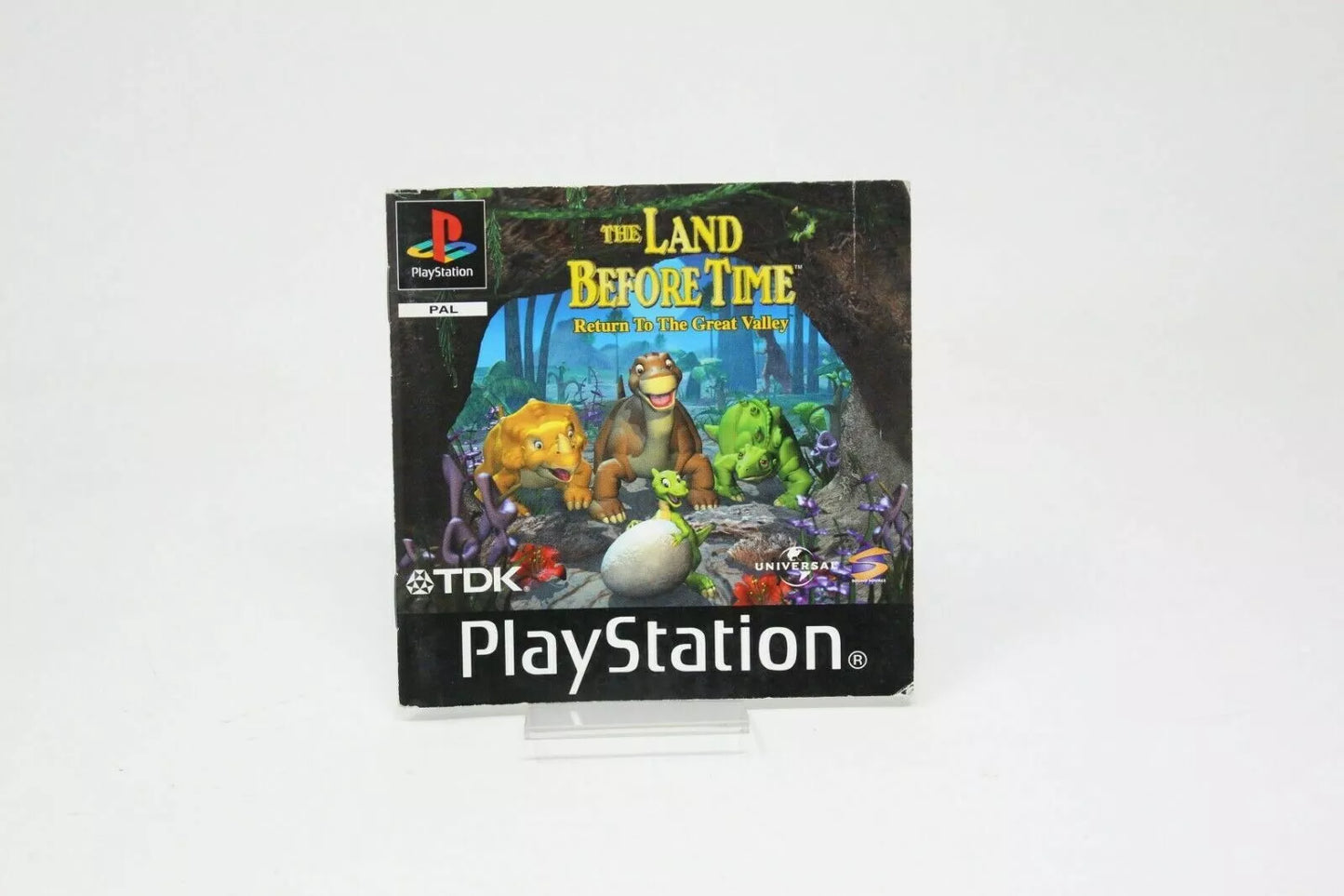 THE LAND BEFORE TIME SOLO MANUAL PS1 PLAYSTATION PSX PS PAL INV-10488