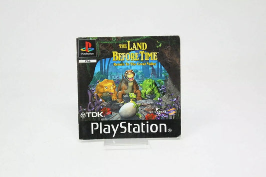 THE LAND BEFORE TIME SOLO MANUAL PS1 PLAYSTATION PSX PS PAL INV-10488