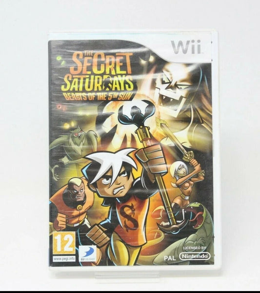 THE SECRET SATURDAYS BEASTS OF THE 5TH SUN Wii inv-2386
