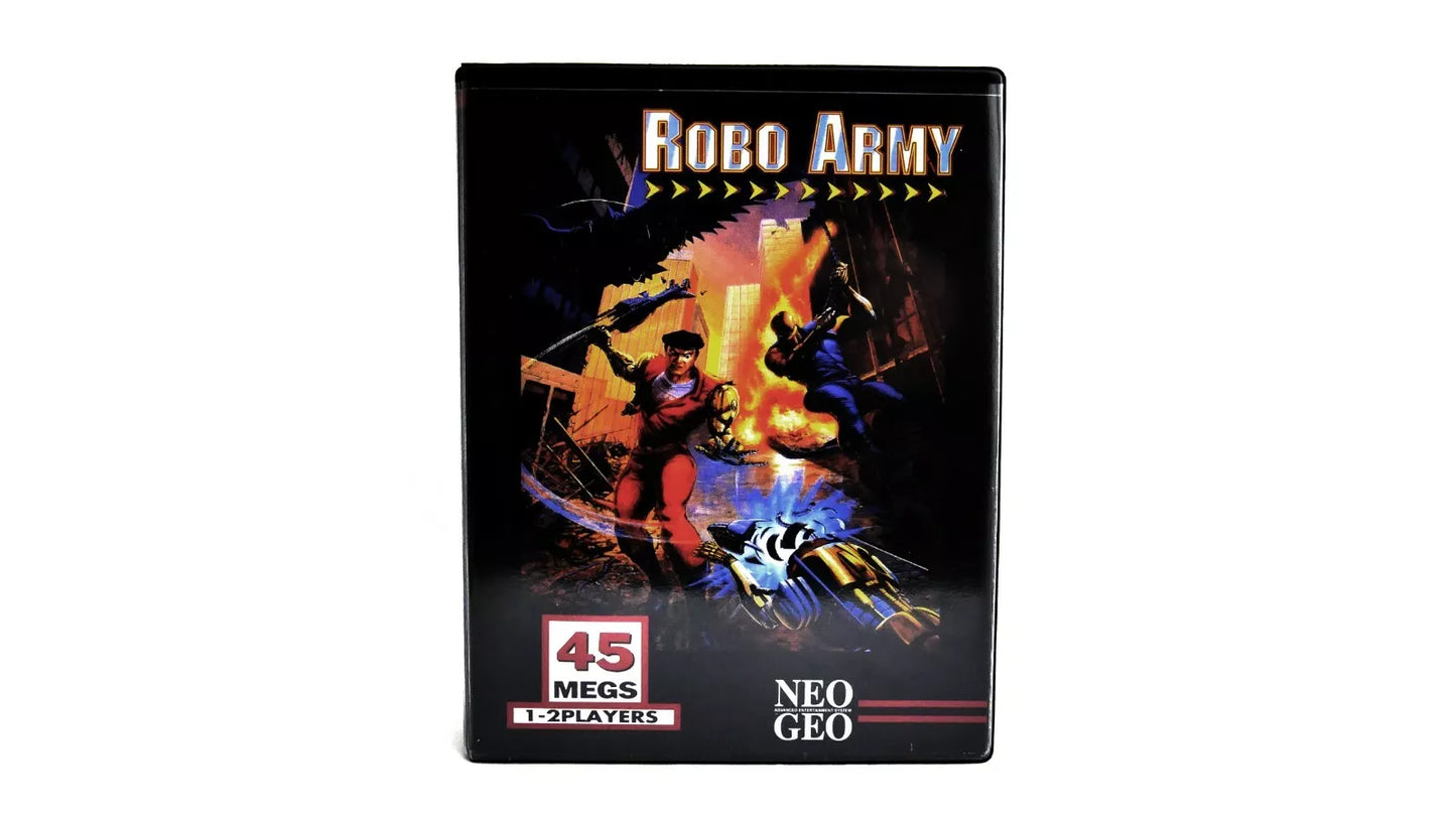 ROBO ARMY SOFTBOX  soft box Neo Geo  AES / MVS  neogeo