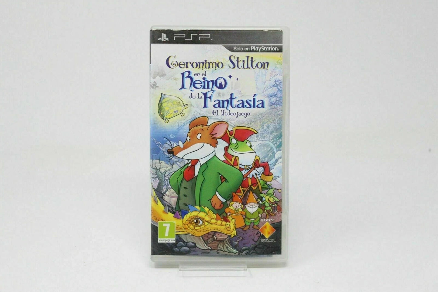 Geronimo Stilton en el reino de la fantasias videojuego Sony PSP inv-3439-1939