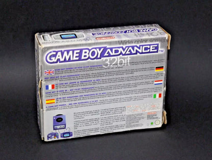 GAME BOY ADVANCE platinum wide color screen limited edition completa inv-10795