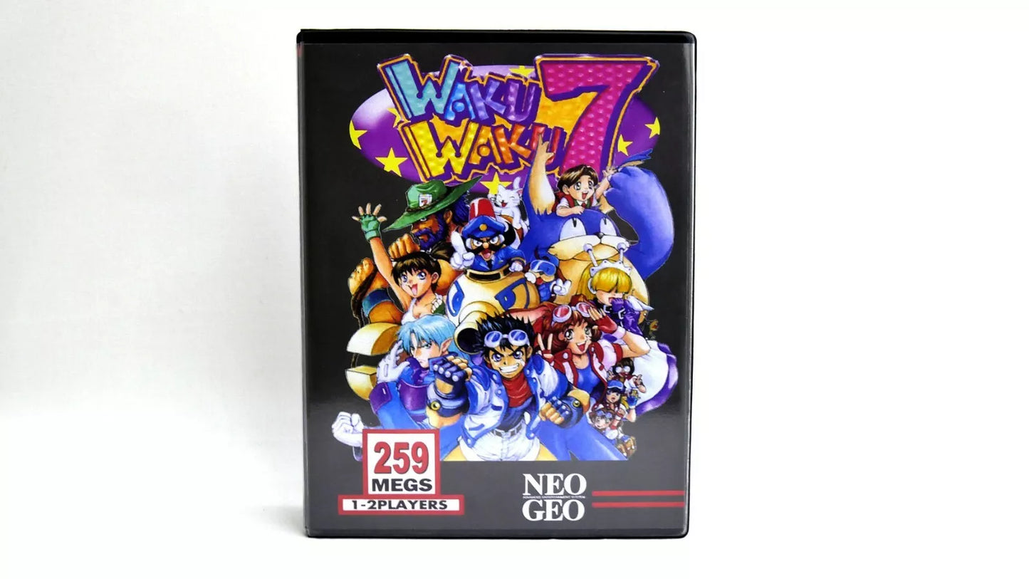 WAKU WAKU 7 SOFTBOX  soft box Neo Geo  AES / MVS  neogeo