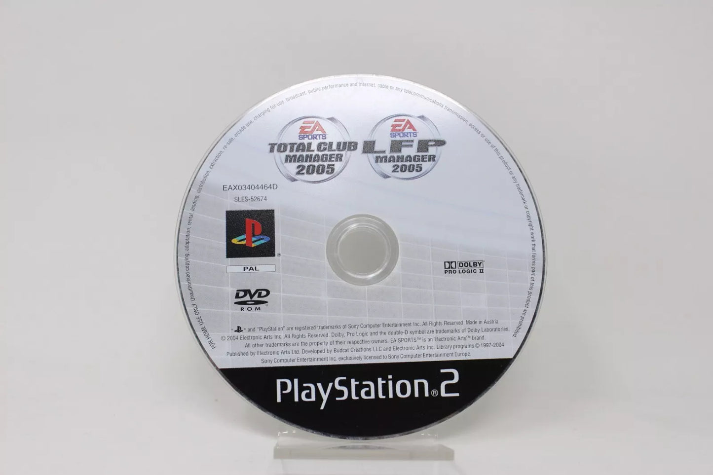 EA SPORTS: TOTAL CLUB MANAGER 2005 (solo CD) SONY PS2 PLAY STATION INV-8931