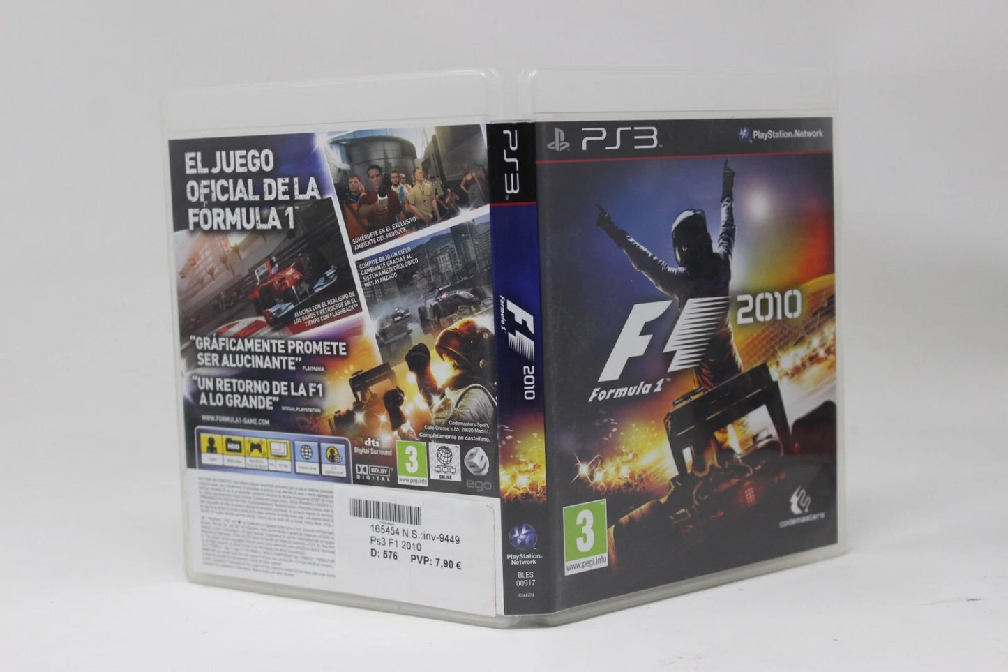 FORMULA 1 2010 PLAYSTATION 3 PS3 SONY FISICO INV-11368