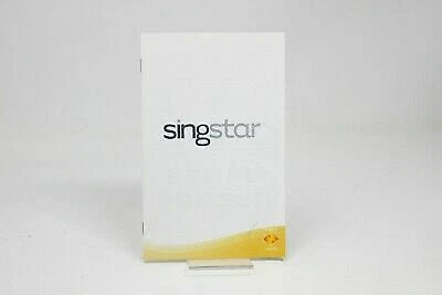 SINGSTAR SOLO MANUAL SONY PS2 PLAY STATION PS 2 INV-10500