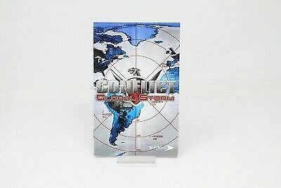 CONFLICT GLOBAL STORM SOLO MANUAL SONY PS2 PLAY STATION PS 2 INV-10495