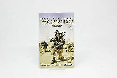 FULL SPECTRUM WARRIOR SOLO MANUAL SONY PS2 PLAY STATION PS 2 INV-10496