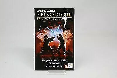 STAR WARS EPISODIO III SOLO MANUAL SONY PS2 PLAY STATION PS 2 INV-10499