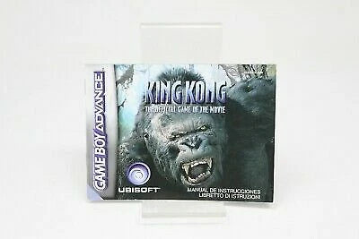 KING KONG SOLO MANUAL NINTENDO GAME BOY ADVANCE GBA inv-6542