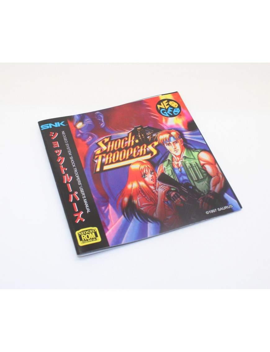 SHOCK TROOPERS Reg. Japan MANUAL