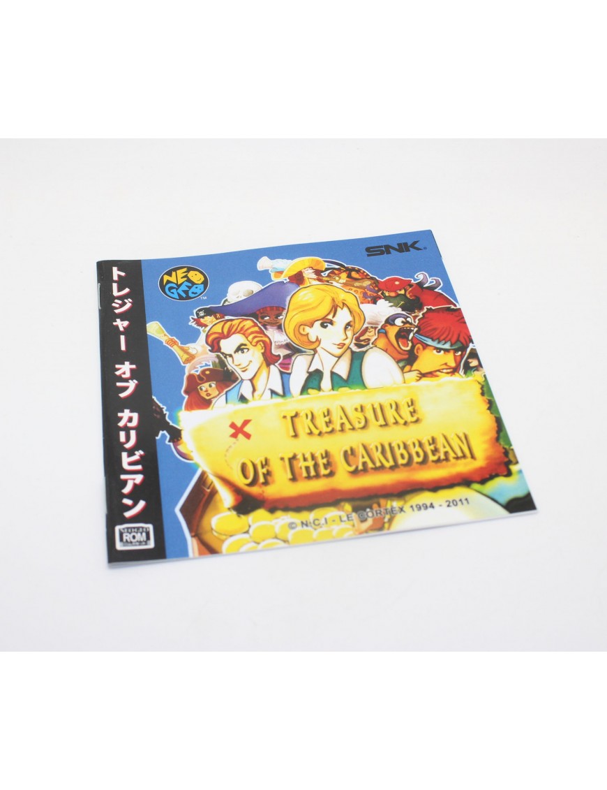 TREASURE OF THE CARIBBEAN トレジャー オブ カリビアン MANUAL Reg.Japan
